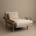 Japanese Solid Wood Sofa Lounge Chair