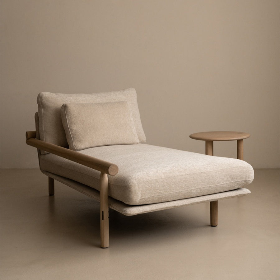 Japanese Solid Wood Sofa Lounge Chair