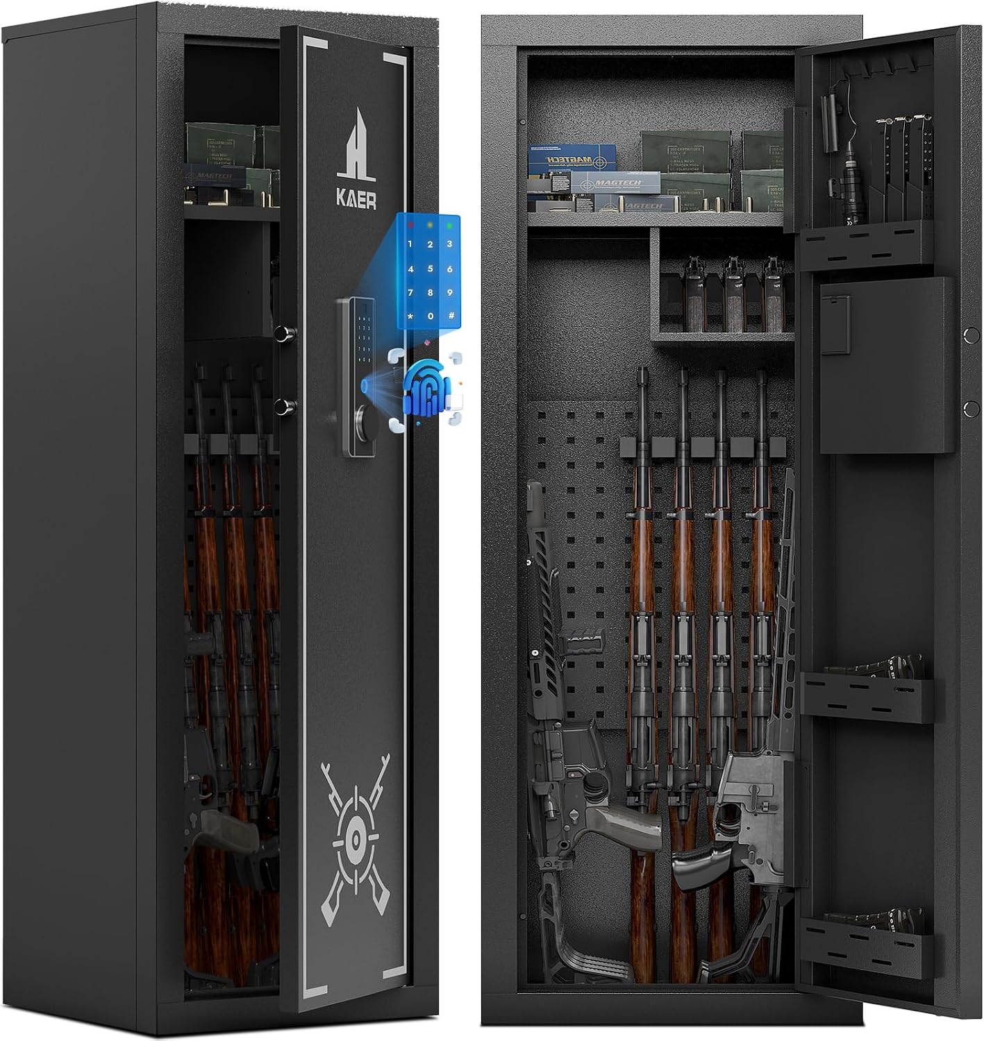 Fingerprint Biometric Rifle Gun Safe