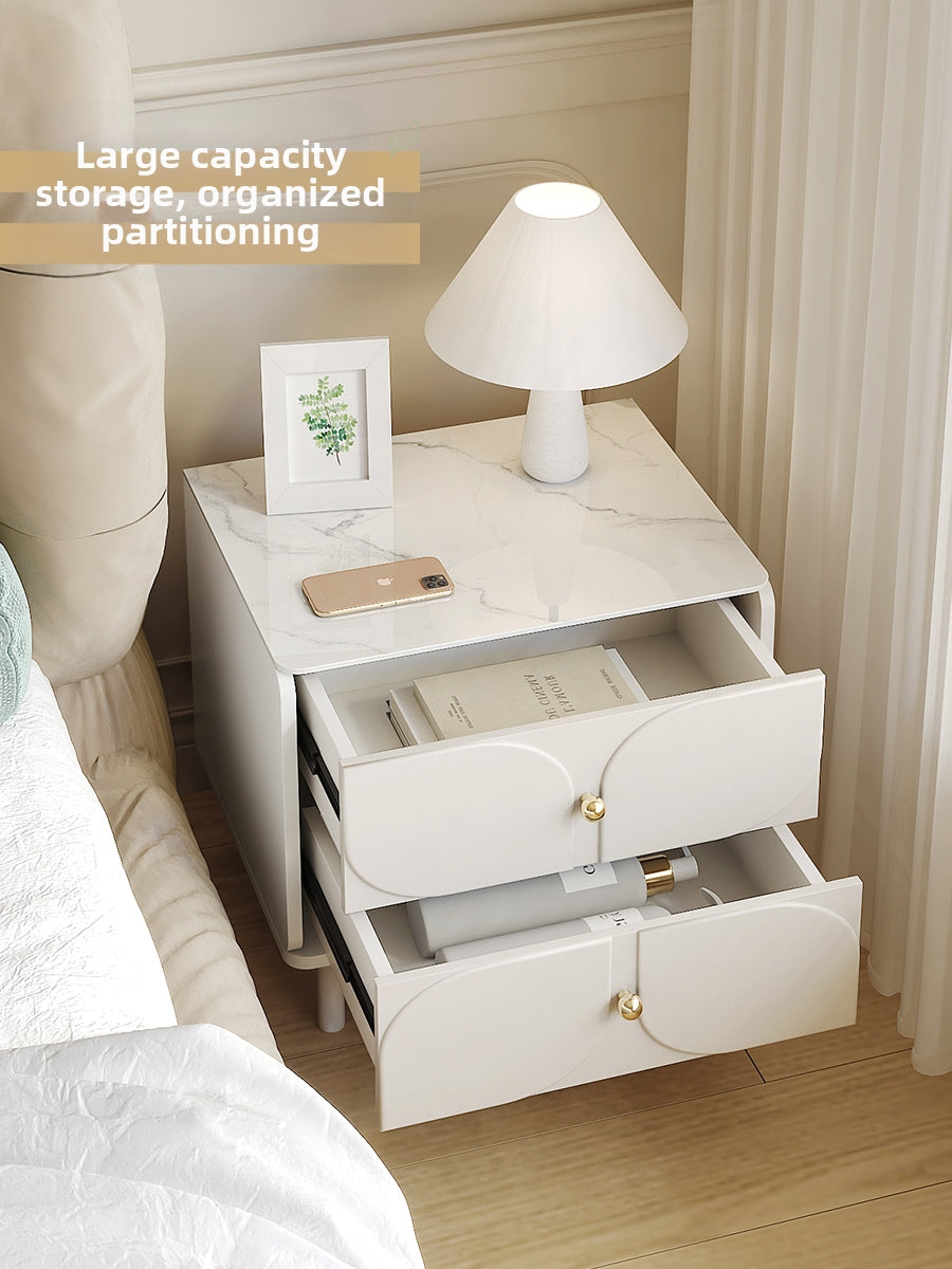 Lockable Hidden Wood Nightstand