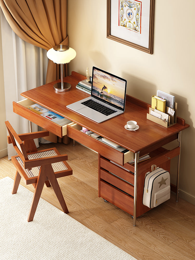 Nordic Retro Solid Wood Computer Desk