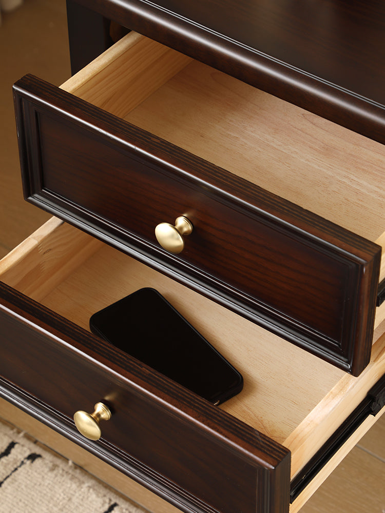 Retro Modern Small Bedroom Nightstand