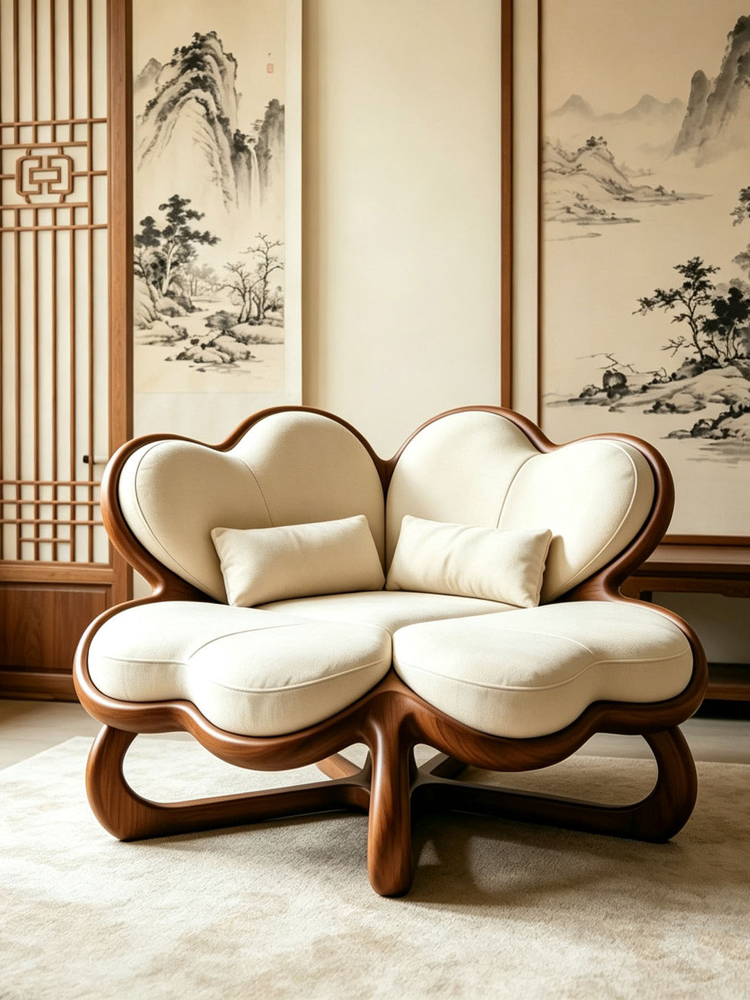 New Chinese Style Song Aesthetic Chair
