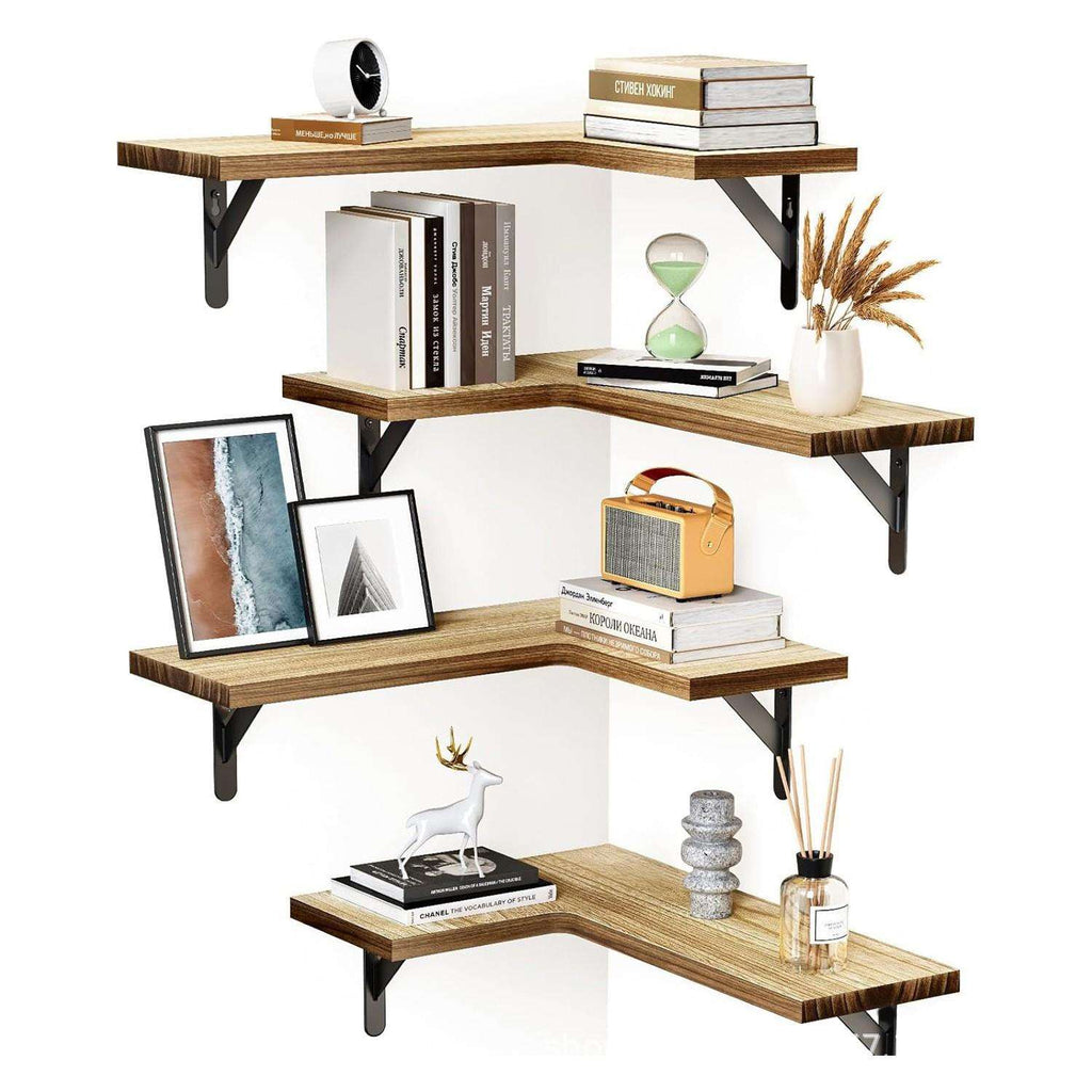 Floating Corner Display Shelf