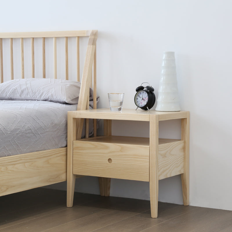 Minimalist and Two-layer Storage Nightstand