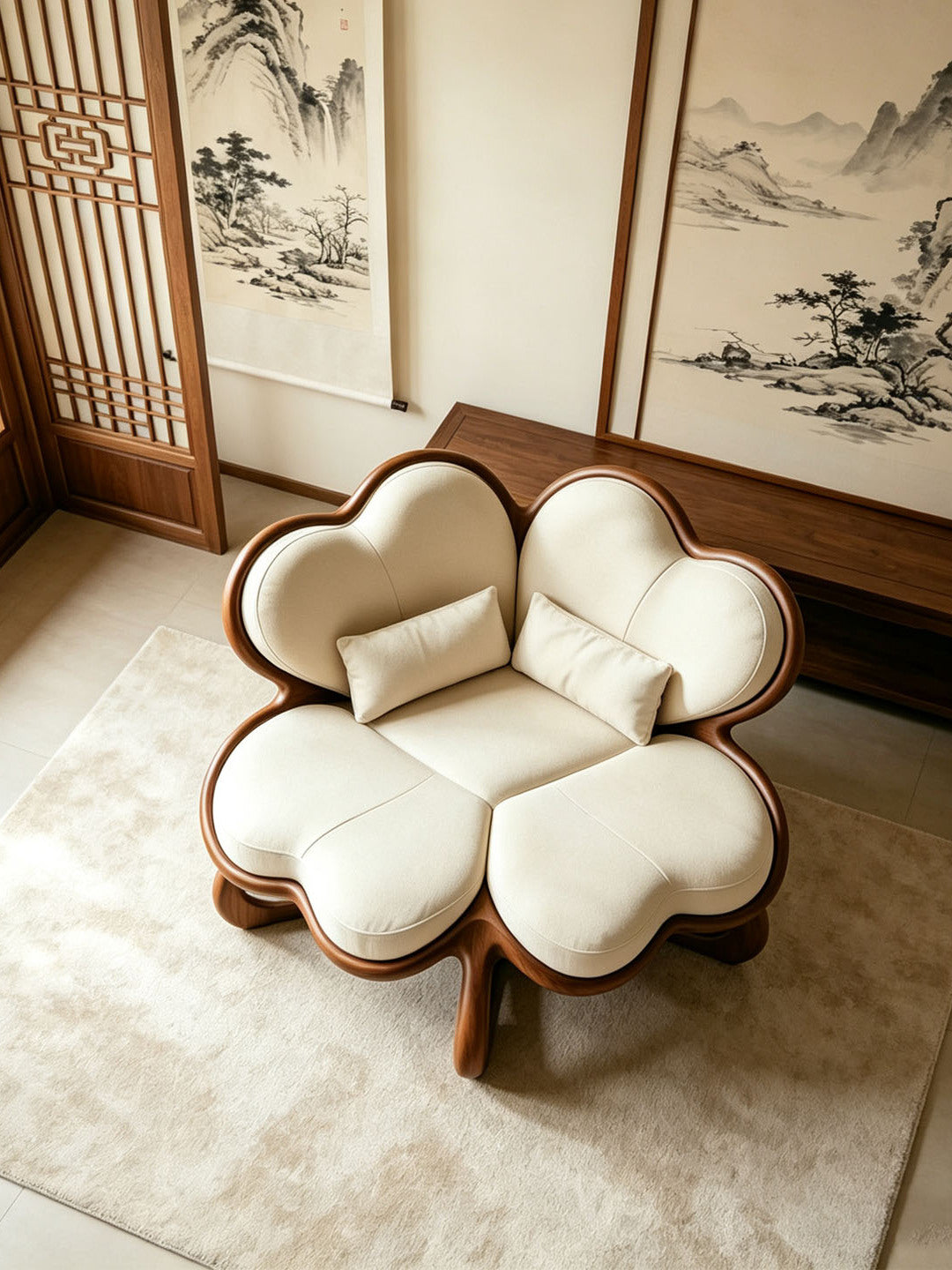 New Chinese Style Song Aesthetic Chair