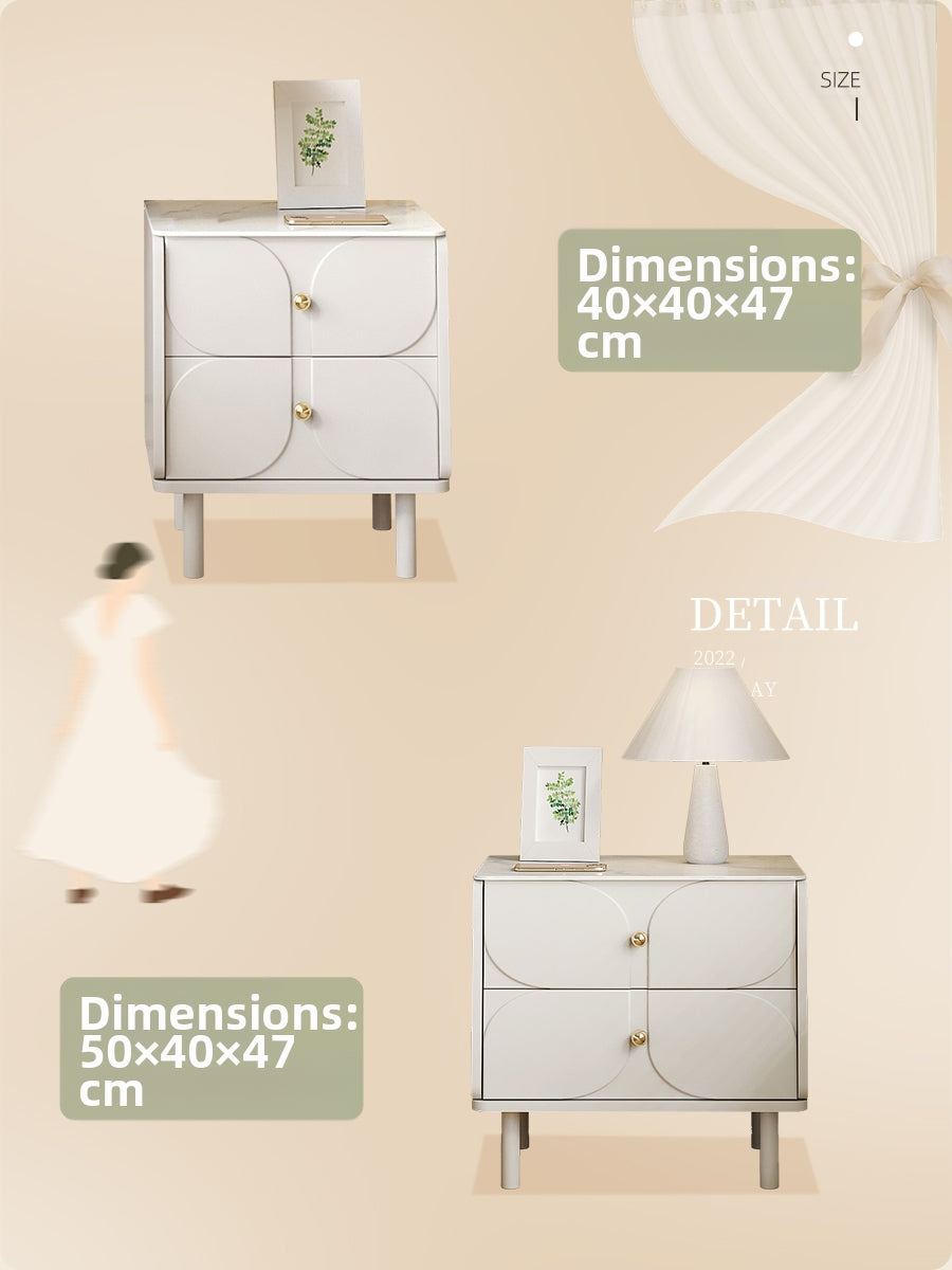 Lockable Hidden Wood Nightstand