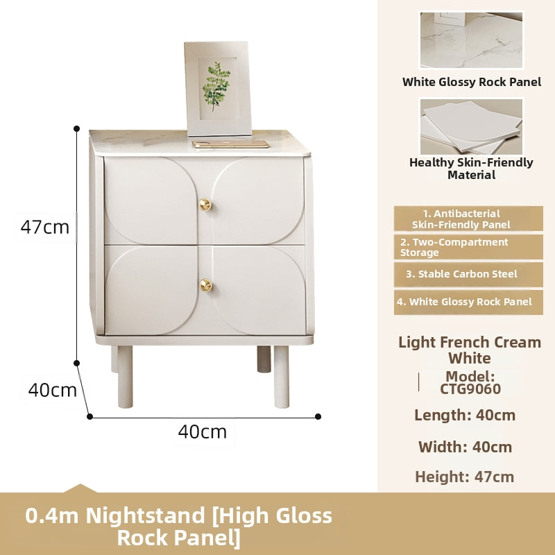 Lockable Hidden Wood Nightstand