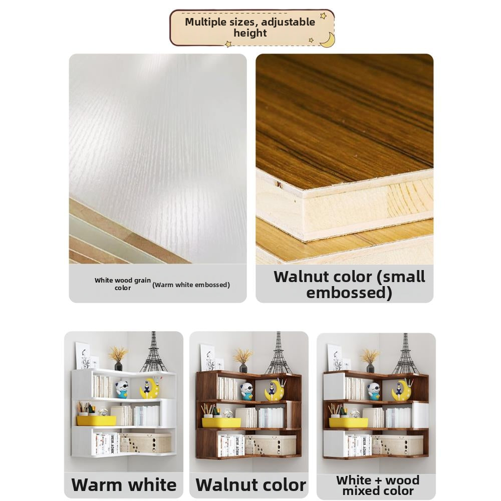 Corner Wall Mounted Shelf 90 Degree Design