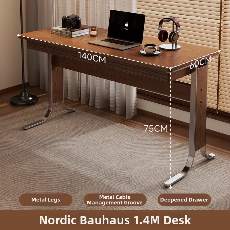 Retro Bauhaus Style Island Computer Table