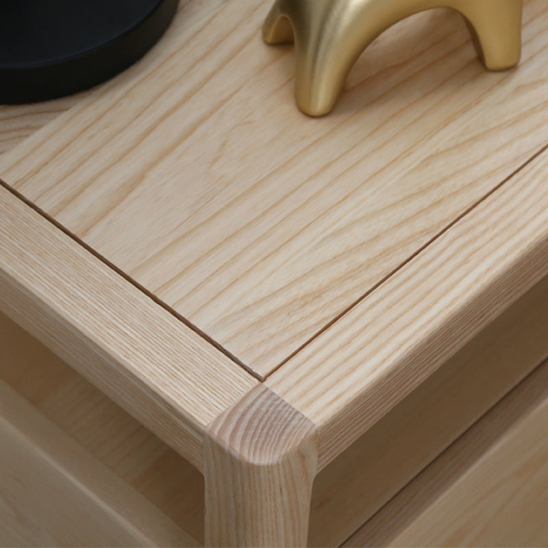 Minimalist and Two-layer Storage Nightstand