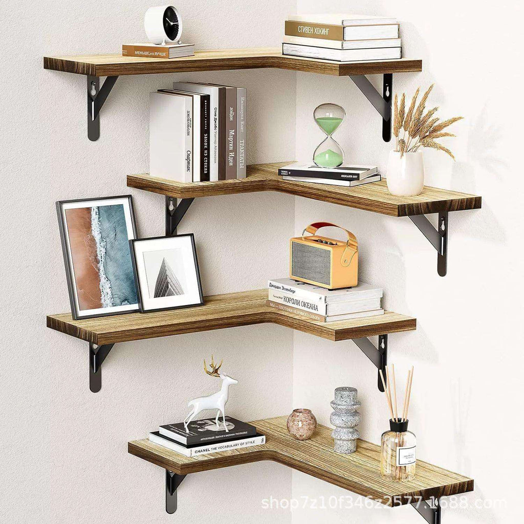 Floating Corner Display Shelf