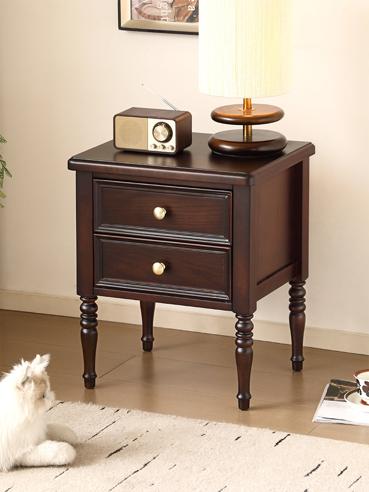 Retro Modern Small Bedroom Nightstand