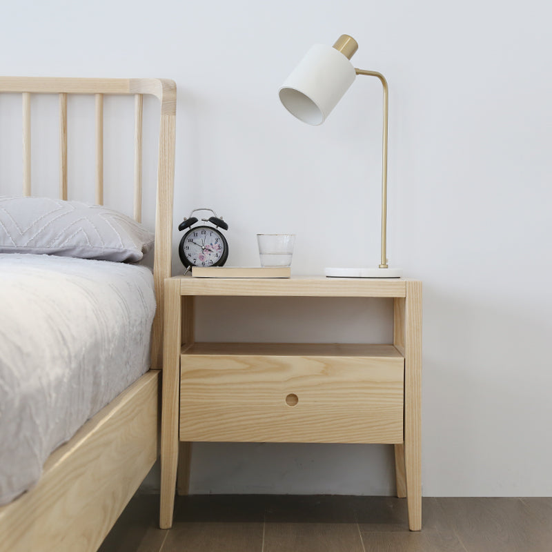 Minimalist and Two-layer Storage Nightstand