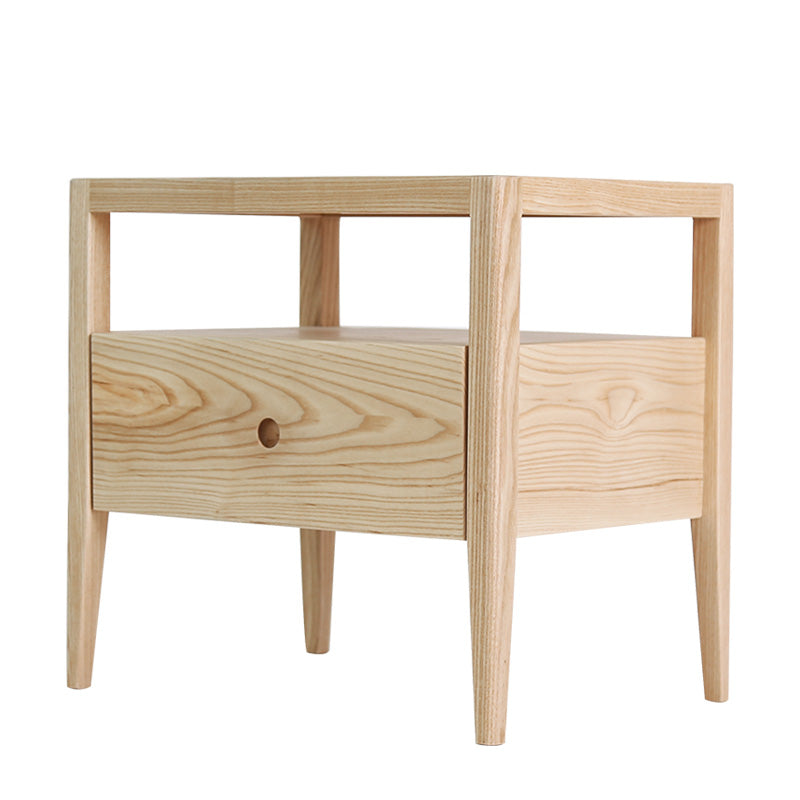 Minimalist and Two-layer Storage Nightstand