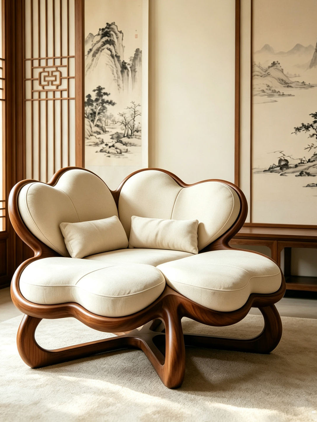 New Chinese Style Song Aesthetic Chair