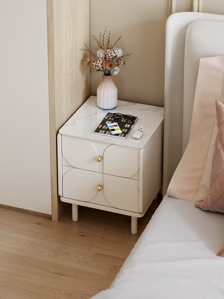 Lockable Hidden Wood Nightstand