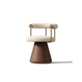 Minimalist Fabric Back Makeup Chair