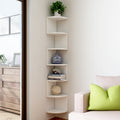 Corner Floating Multi-level Storage Rack