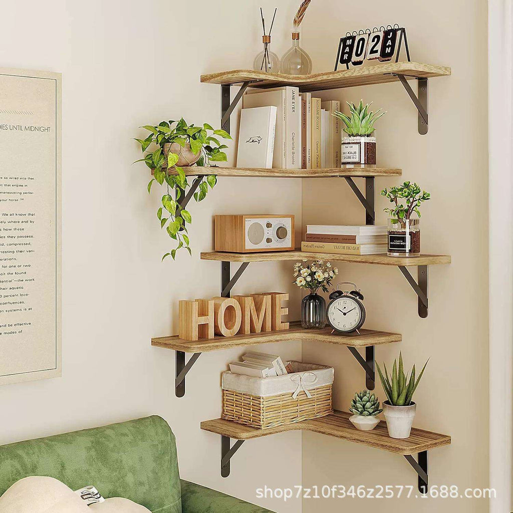 Floating Corner Display Shelf